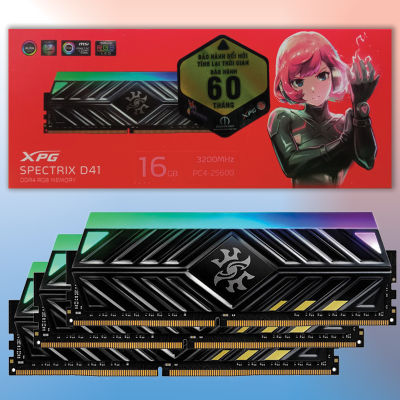 RAM 16GB RGB DDR4 3200MHz Spectrix D41 ADATA